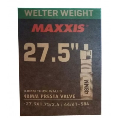 Камера Maxxis Welter Weight 27.5×1.75/2.4 Presta 48 mm - фото 27590