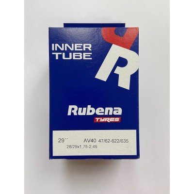 Камера Mitas Rubena 28/29*1.75-2.5 (47/62-622/635) AV 40mm - фото 25598 Камера Mitas Rubena 28/29*1.75-2.5 (47/62-622/635) AV 40mm - фото 25598