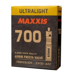 Камера Maxxis Ultralight 700*23/32C presta 60mm