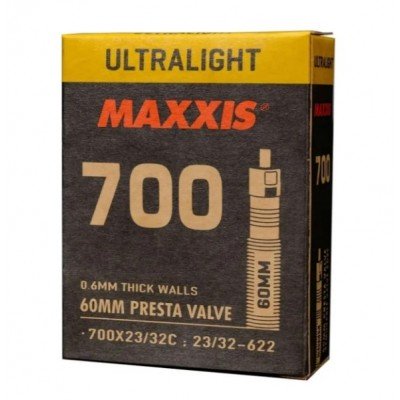 Камера Maxxis Ultralight 700*23/32C presta 60mm - фото 32074 Камера Maxxis Ultralight 700*23/32C presta 60mm - фото 32074