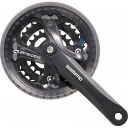 Шатуны Shimano  Acera FC-M361 48x38x28 Т/175 мм с защитой