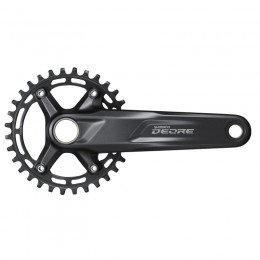 Шатуны Shimano FC-M5100-1 DEORE, встроенная ось, 175мм 30T 10/11-шв. CL-52мм без каретки