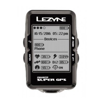 Велокомп'ютер Lezyne Super GPS HR Loaded - фото 14484