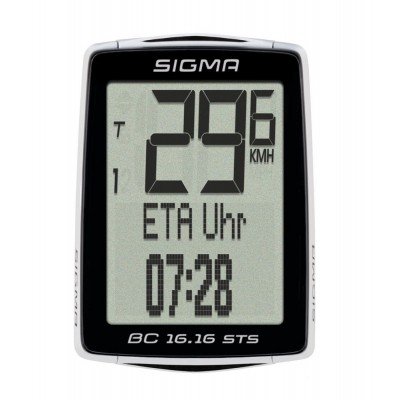 Велокомп'ютер Sigma Sport BC 16.16 STS/CAD - фото 22666