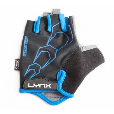 Перчатки велосипедные Lynx Race black/blue - фото 27771