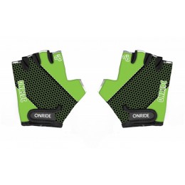 Велоперчатки Onride Gem черный/зеленый