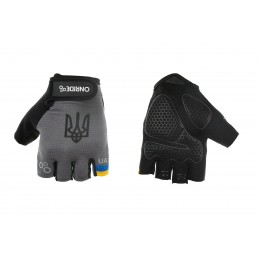 Перчатки велосипедные Onride Hold 20 UA серый