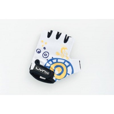 Велорукавички Lynx Kids white - фото 27777 Велорукавички Lynx Kids white - фото 27777