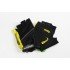 Перчатки велосипедные Lynx Pro black/yellow