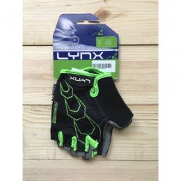 Перчатки велосипедные Lynx Race black/green