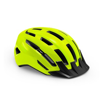 Шлем велосипедный MET Downtown CE fluo yellow glossy - фото 22950