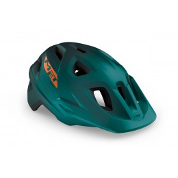 Шлем велосипедный MET Echo CE alpine green orange matt