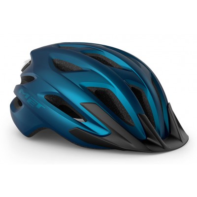 Шлем велосипедный MET Crossover CE New blue metallic/matt - фото 27968