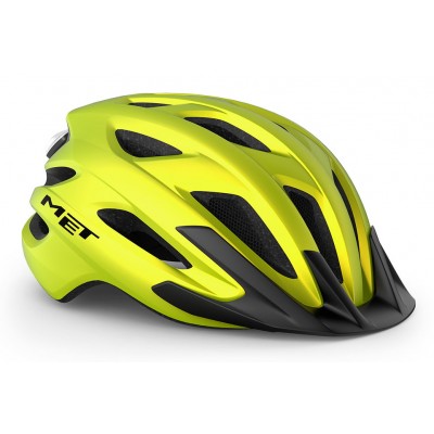Шлем велосипедный MET Crossover CE New lime yellow metallic/matt - фото 27966