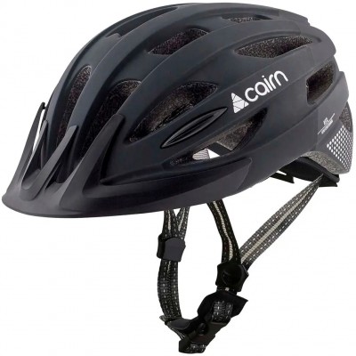 Шлем велосипедный Cairn Fusion Led USB full black - фото 25833