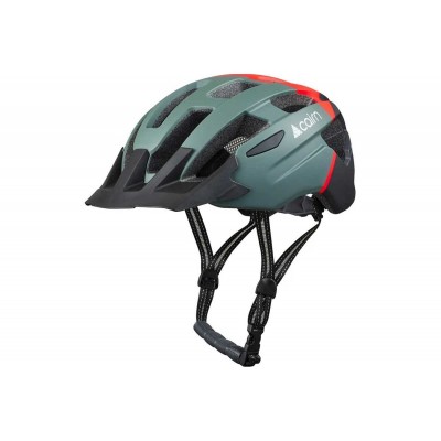 Шлем велосипедный Cairn Prism XTR II forest bright/red - фото 27988