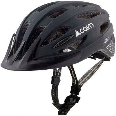 Шолом велосипедний Cairn Fusion Led USB full black - фото 25833