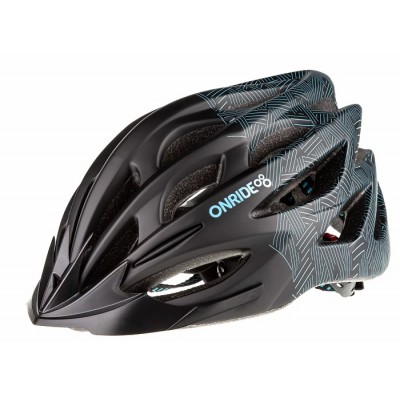 Шлем велосипедный Onride Mount черный/синий - фото 28245