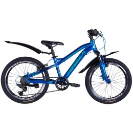Велосипед Formula Blackwood AM VBR 20" рама 11" синий/зеленый Велосипед Formula Blackwood AM VBR 20" рама 11" синий/зеленый