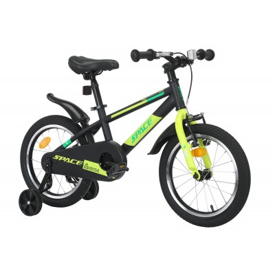Велосипед Space Kid Geon BH ST 18" рама-10" черно-зеленый - фото 28993