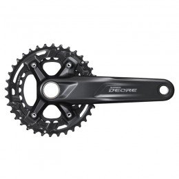 Шатуны Shimano FC-M4100-2 DEORE, встроенная ось, 175мм 36x26 10-ск. CL-48.8мм без каретки