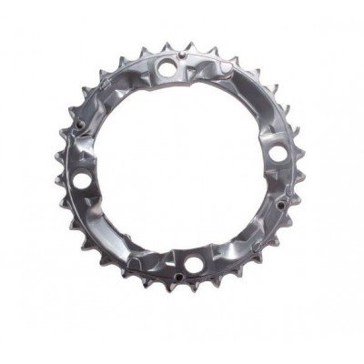 Зірка шатуна Shimano FC-M415 32T срібляста - фото 9823