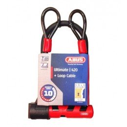 Замок ABUS 420/150 Ultimate 140 мм + Cobra 10/120 Замок ABUS 420/150 Ultimate 140 мм + Cobra 10/120