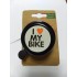 Дзвінок Green Cycle GBL-251 I love my bike чорний
