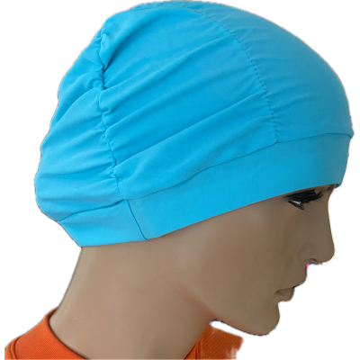 Шапочка для плавания Swim Cap Long Hair голубой - фото 28805