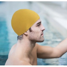 Шапочка для плавания Swim Cap Nylon желтый