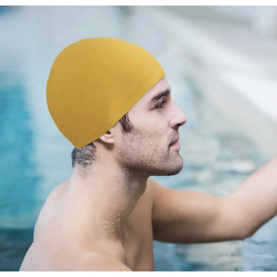 Шапочка для плавання Swim Cap Nylon жовтий - фото 28814