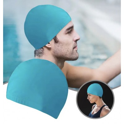 Шапочка для плавания Swim Cap Nylon голубой - фото 28816