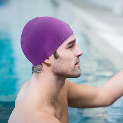 Шапочка для плавания Swim Cap Nylon фиолетовый - фото 28810