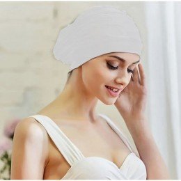Шапочка для плавания Swim Cap Long Hair белый
