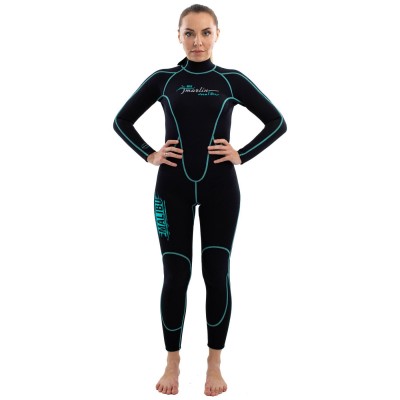Гидрокостюм Marlin Malibu Lady 2.5 мм Black/Aqua blue - фото 31017