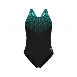 Купальник Arena Kikko V Swimsuit V Back Graphi 006650-508