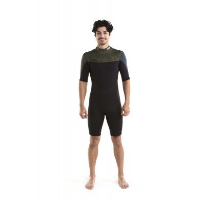 Гідрокостюм Jobe Perth Shorty 3/2mm Army Green - фото 28781