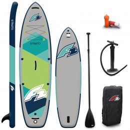 Надувная SUP доска F2 Strato 12.5 green 803457